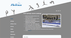 Desktop Screenshot of airtracksports.com
